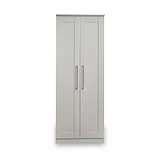 Bellamy Grey 2 Door Wardrobe by Roseland