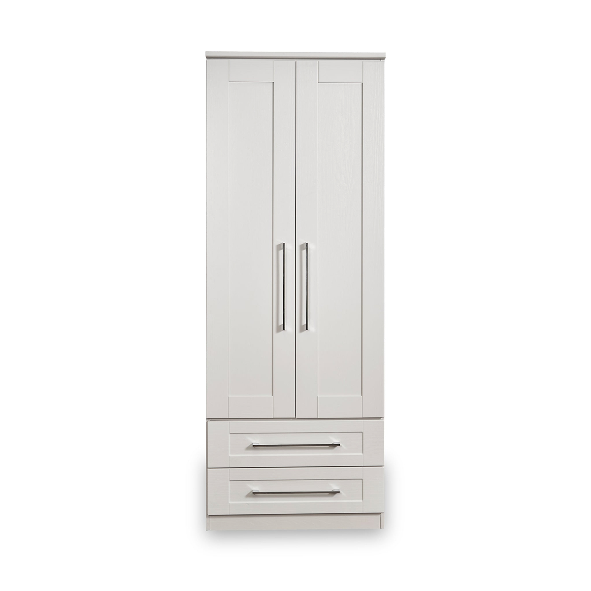 Bellamy Grey 2 door 2 drawer double wardrobe from Roseland