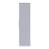 Bellamy Grey Ash Tall 4 Door 2 Central Mirrored Wardrobe from Roseland Furniture
