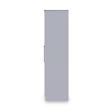 Bellamy Grey Tall 6 Door 2 Drawer with Mirrors Wardrobe by Roseland