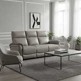 Enys Power Leather Recliner 3 Seater Sofa from Roseland Furniture