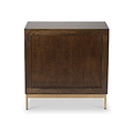 Beau Grooved Mango Wood Brown 3 Drawer Chest from Roseland Furniture