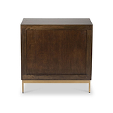 Beau Grooved Mango Wood Brown 3 Drawer Chest from Roseland Furniture
