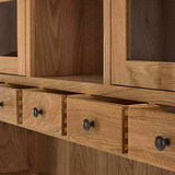 Zelah Oak Large Hutch by Roseland Furniture