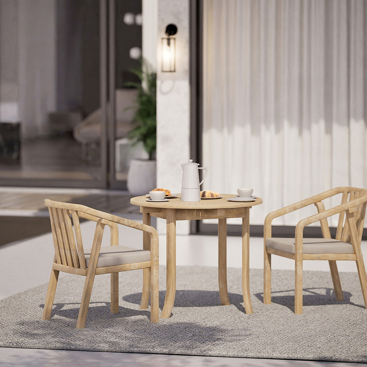 Riven Dining Chair Set of 2 from Roseland Furniture