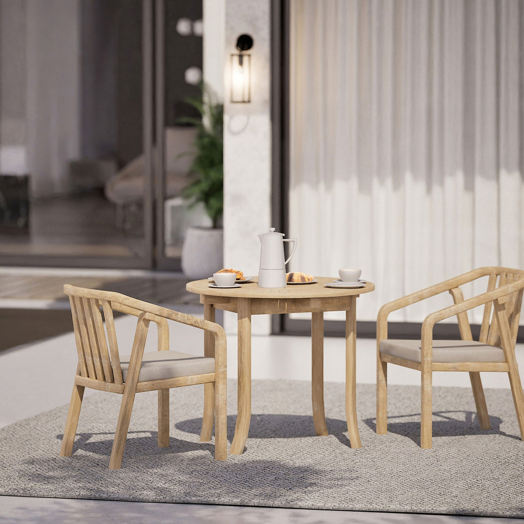 Riven Dining Chair Set of 2 from Roseland Furniture