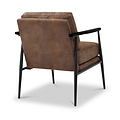 Loxley Faux Leather Accent Chair Cowboy Tan from Roseland Furniture