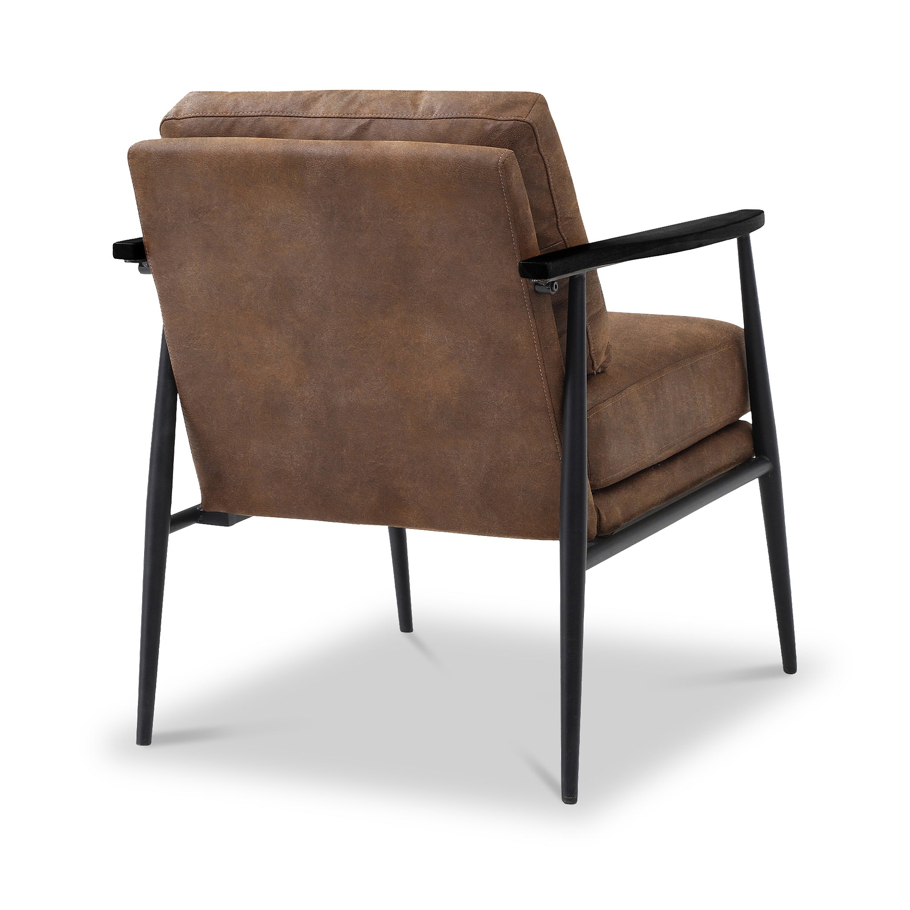 Loxley Faux Leather Accent Chair Cowboy Tan from Roseland Furniture