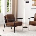 Loxley Faux Leather Accent Chair Cowboy Tan from Roseland Furniture