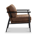 Loxley Faux Leather Accent Chair Cowboy Tan from Roseland Furniture