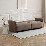 Oatley 3 Seater Sofa Bed Taupe from Roseland Furniture