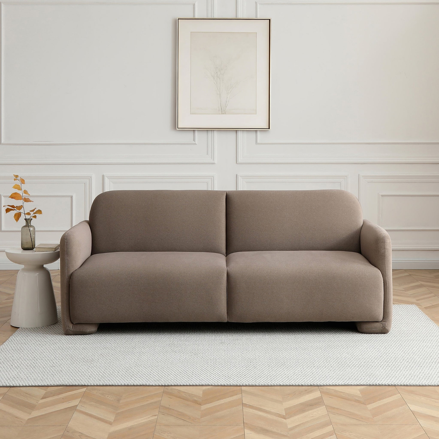 Oatley 3 Seater Sofa Bed Taupe from Roseland Furniture