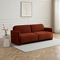 Oatley 3 Seater Sofa Bed Burnt Orange from Roseland Furniture