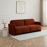 Oatley 3 Seater Sofa Bed Burnt Orange from Roseland Furniture