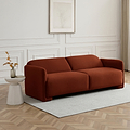 Oatley 3 Seater Sofa Bed Burnt Orange from Roseland Furniture