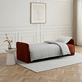 Oatley 3 Seater Sofa Bed Burnt Orange from Roseland Furniture