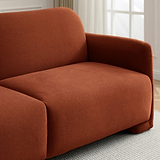 Oatley 3 Seater Sofa Bed Burnt Orange from Roseland Furniture