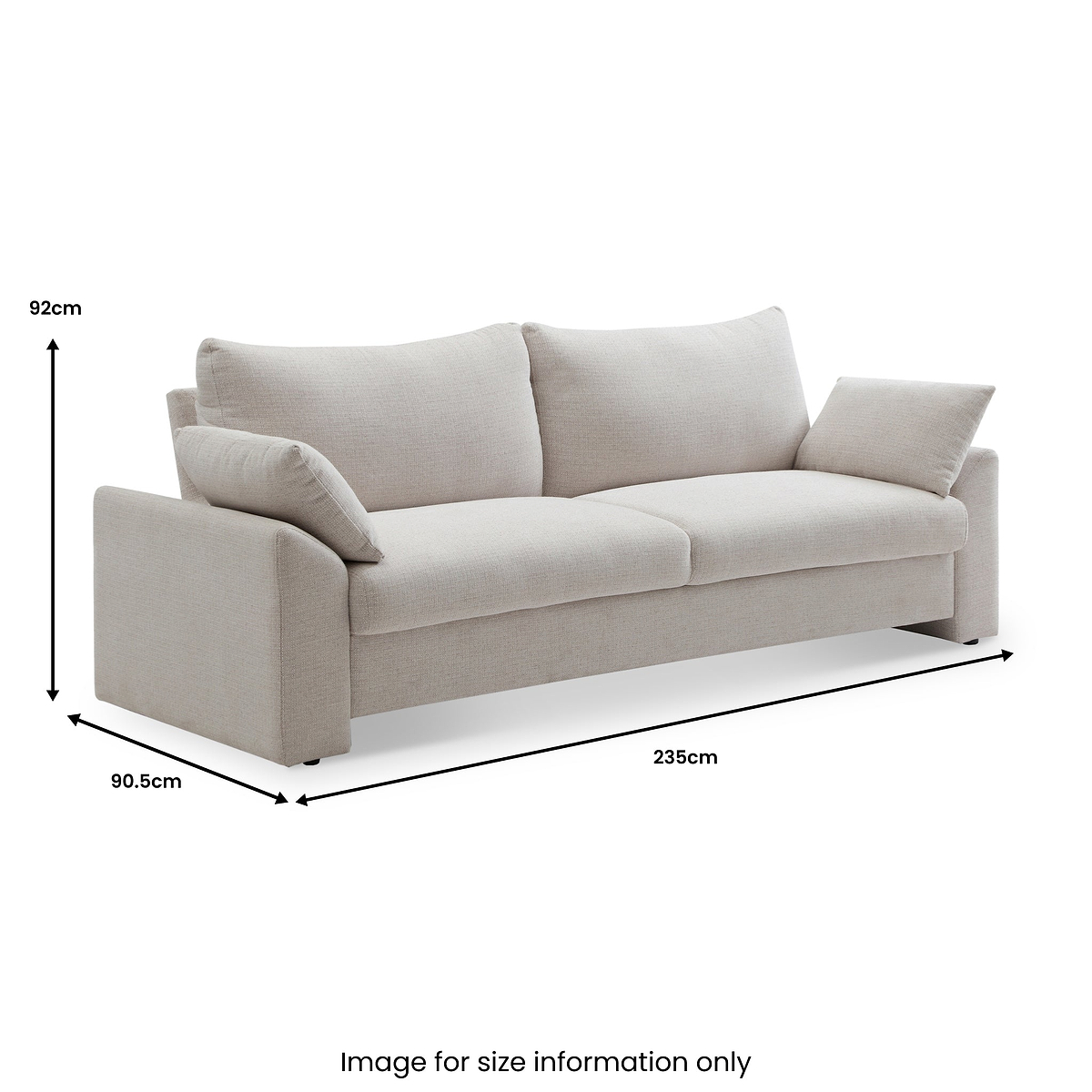 Elma 3 Seater Sofa Bed from Roseland Furniture