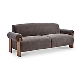 Calix 3 Seater Sofa Bed Mocha from Roseland Furniture