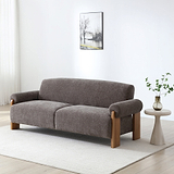 Calix 3 Seater Sofa Bed Mocha from Roseland Furniture
