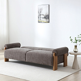 Calix 3 Seater Sofa Bed Mocha from Roseland Furniture