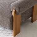 Calix 3 Seater Sofa Bed Mocha from Roseland Furniture