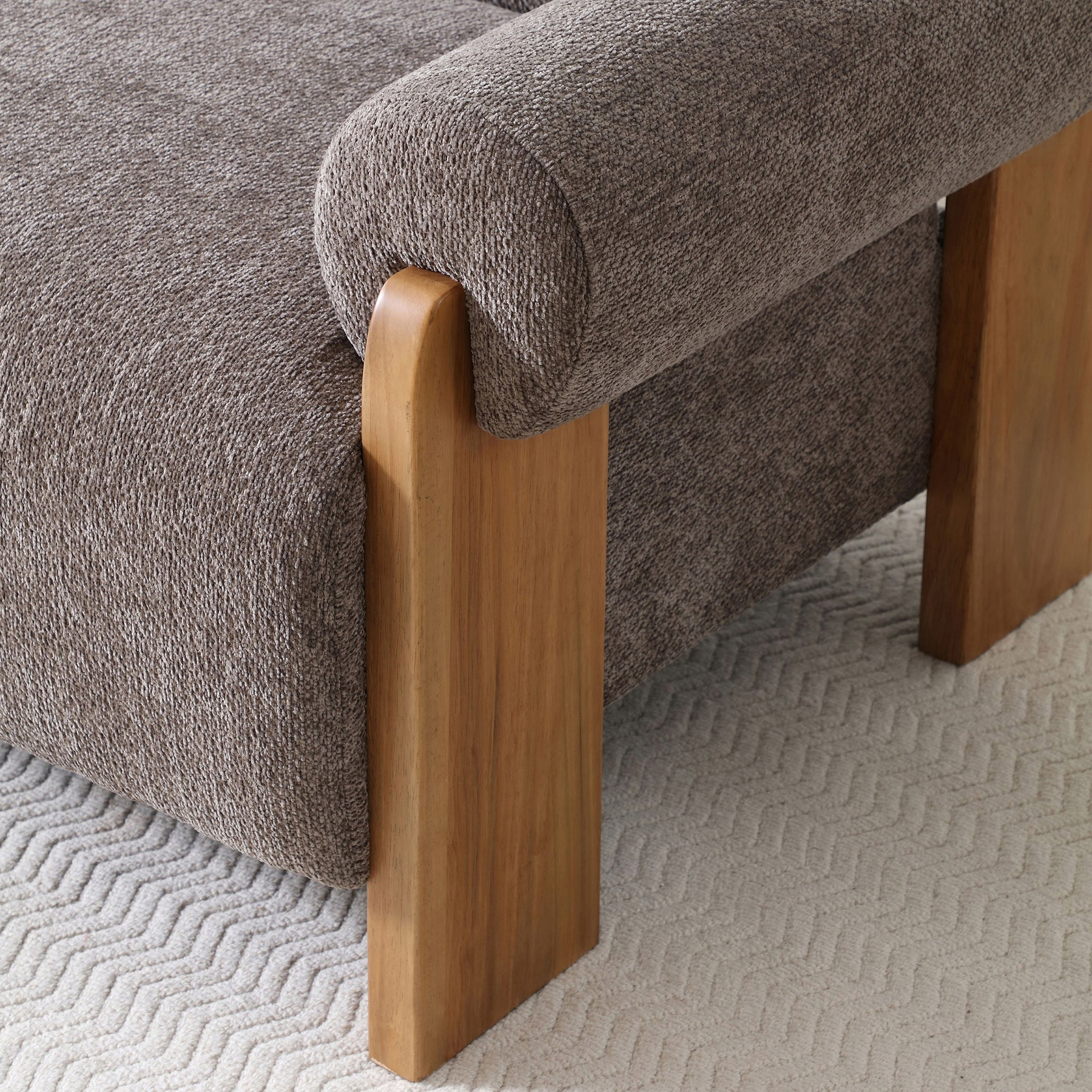 Calix 3 Seater Sofa Bed Mocha from Roseland Furniture