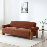Calix 3 Seater Sofa Bed Mocha from Roseland Furniture
