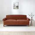Calix 3 Seater Sofa Bed Mocha from Roseland Furniture