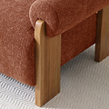 Calix 3 Seater Sofa Bed Mocha from Roseland Furniture