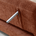 Calix 3 Seater Sofa Bed Mocha from Roseland Furniture