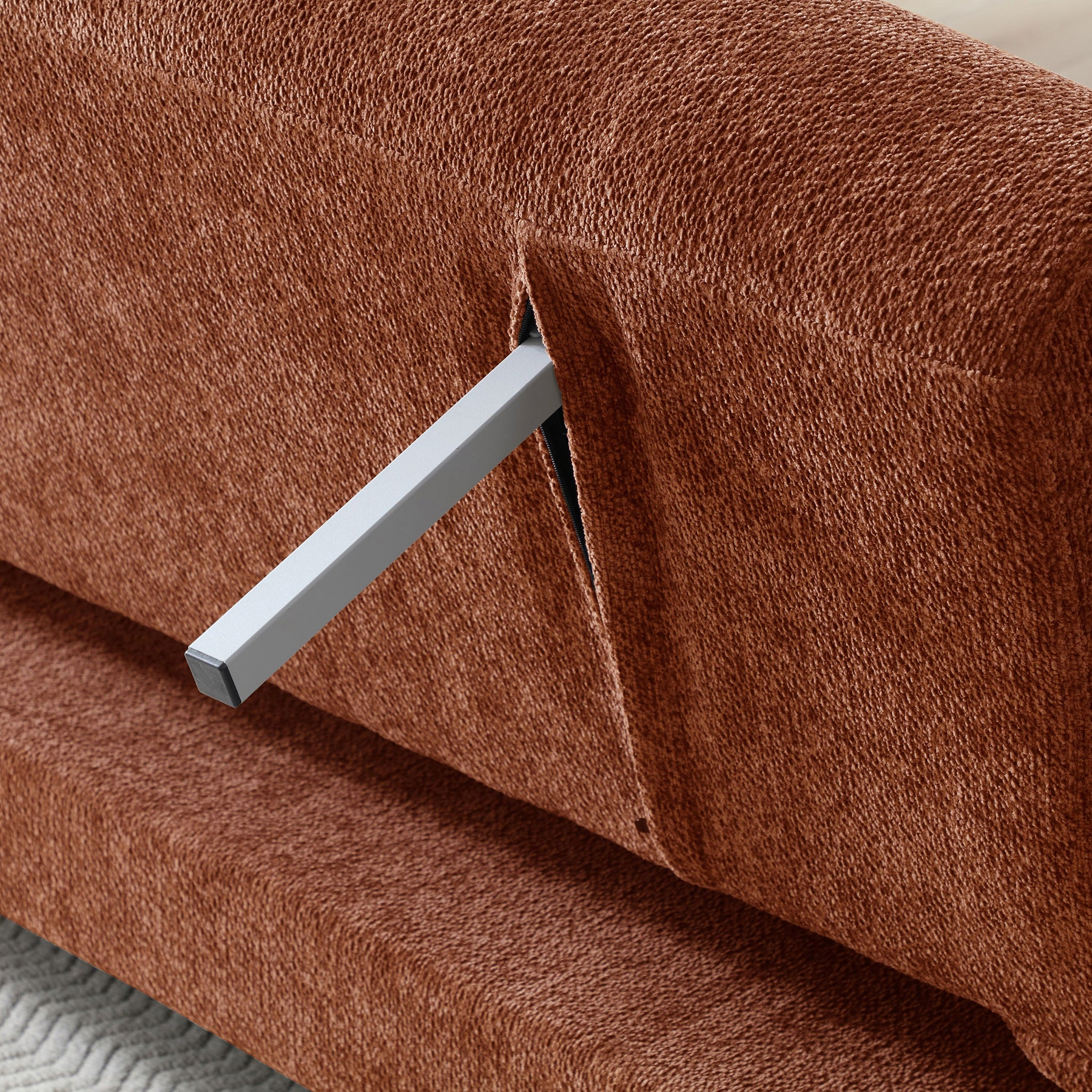 Calix 3 Seater Sofa Bed Mocha from Roseland Furniture