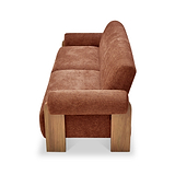 Calix 3 Seater Sofa Bed Mocha from Roseland Furniture