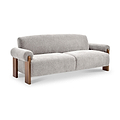 Calix 3 Seater Sofa Bed Natural from Roseland Furniture