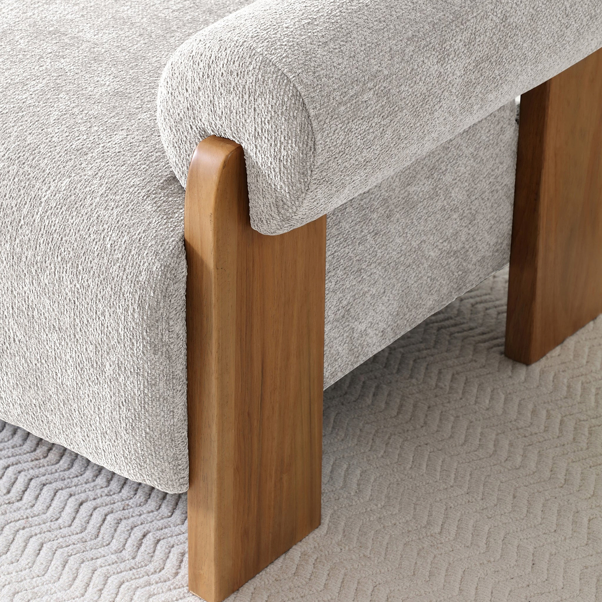 Calix 3 Seater Sofa Bed Natural from Roseland Furniture