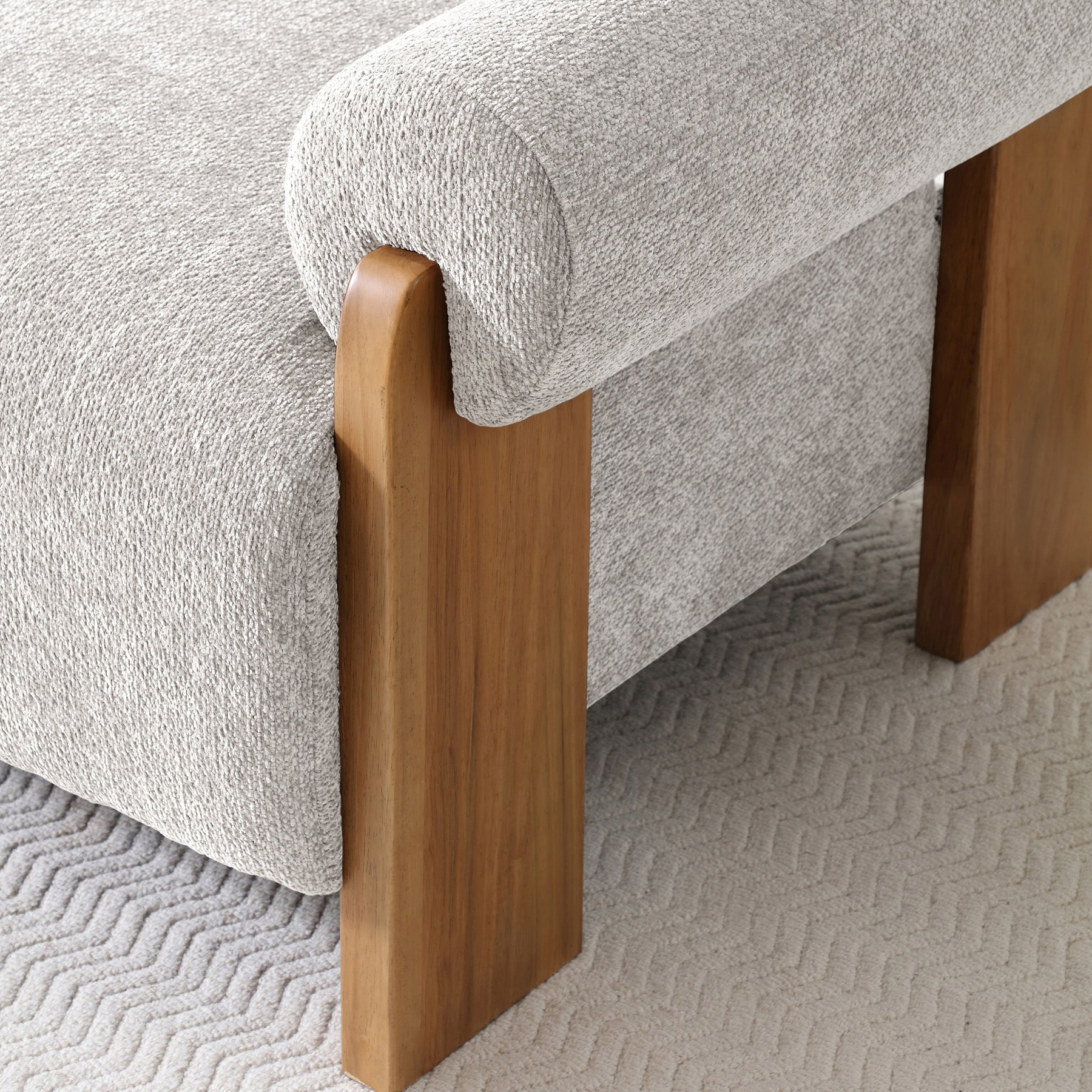 Calix 3 Seater Sofa Bed Natural from Roseland Furniture