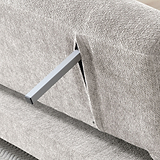 Calix 3 Seater Sofa Bed Natural from Roseland Furniture