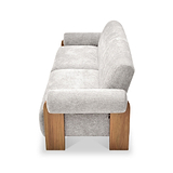 Calix 3 Seater Sofa Bed Natural from Roseland Furniture