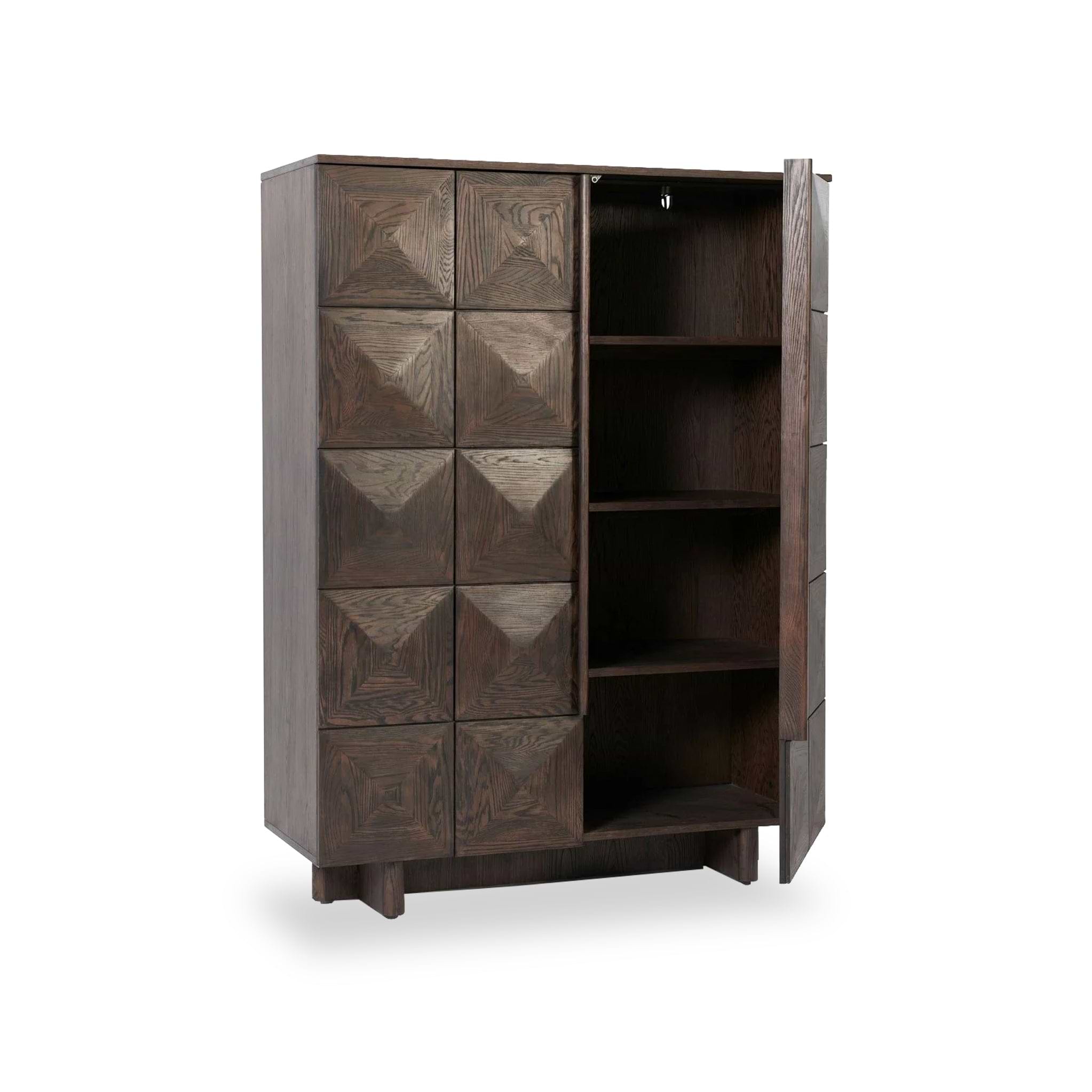 Roka Geometric 2 Door Cabinet from Roseland Furniture