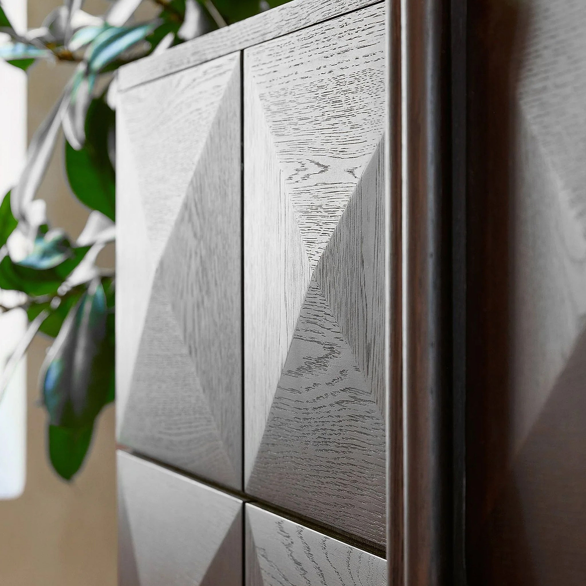 Roka Geometric 2-Door-Cabinet from Roseland Furniture