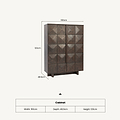 Roka Geometric 2-Door-Cabinet from Roseland Furniture
