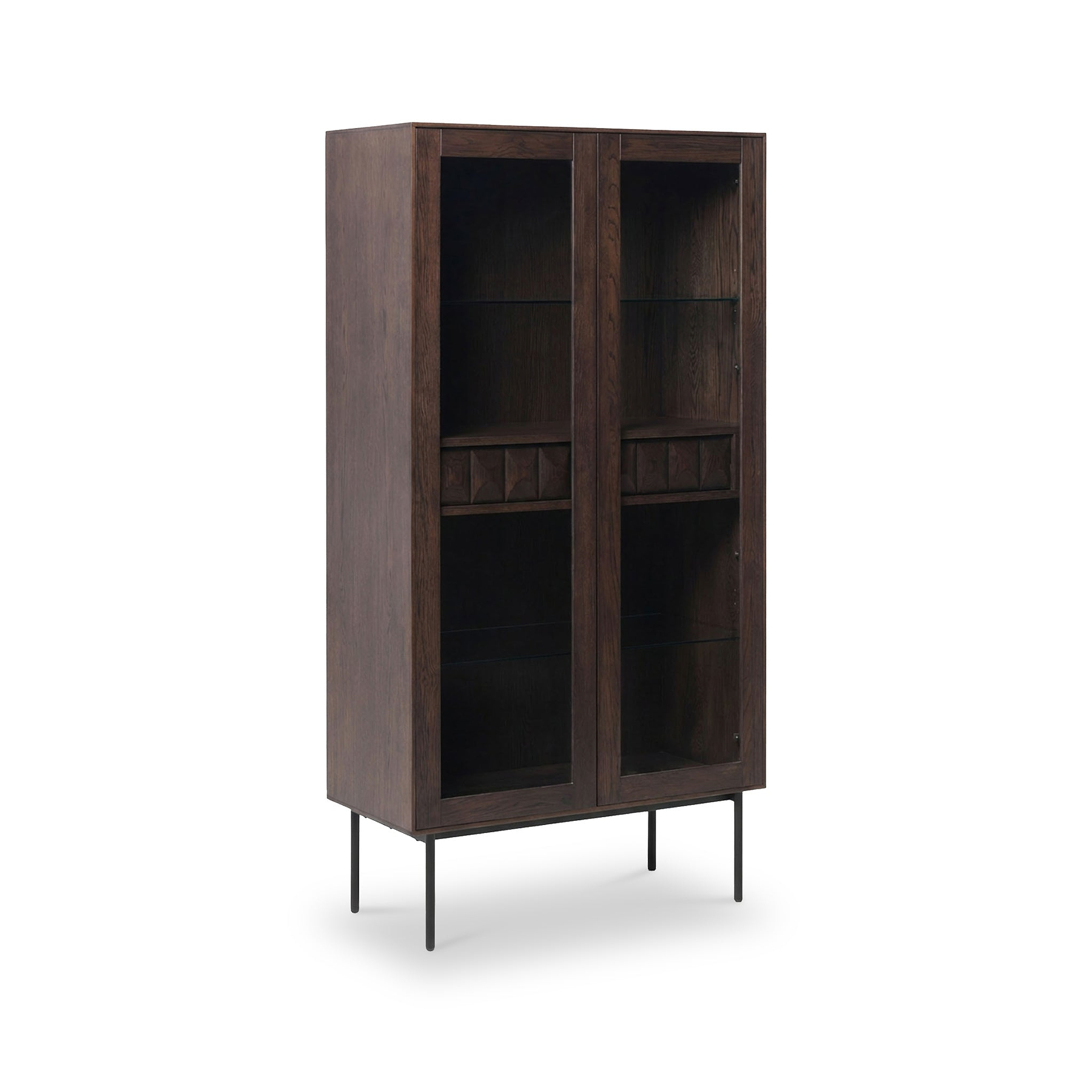 Roka Geometric Display Cabinet from Roseland Furniture