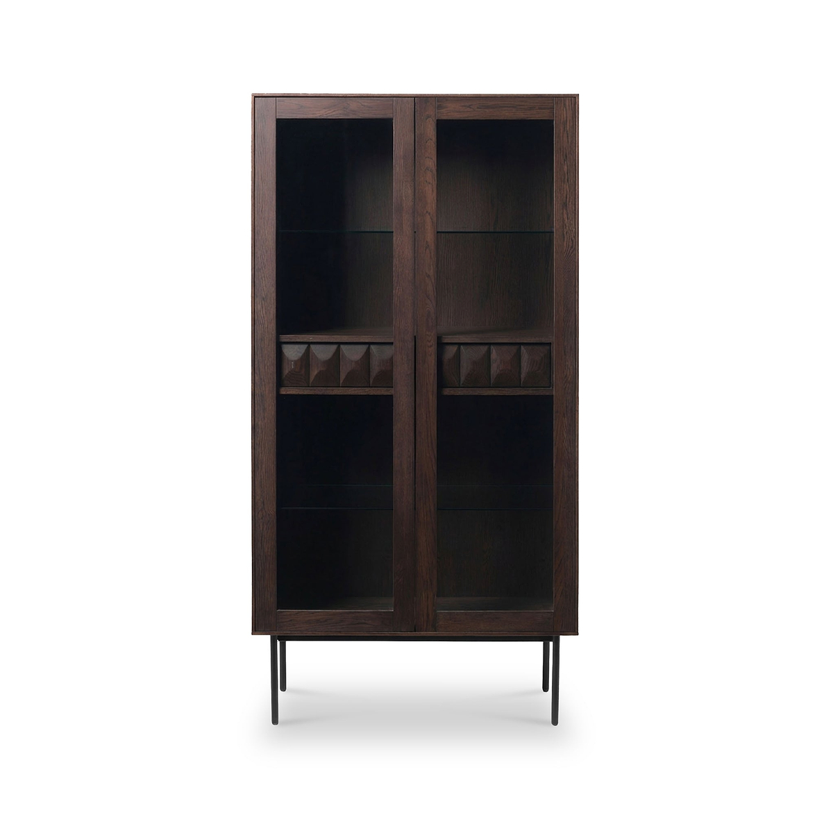 Roka Geometric Display Cabinet from Roseland Furniture