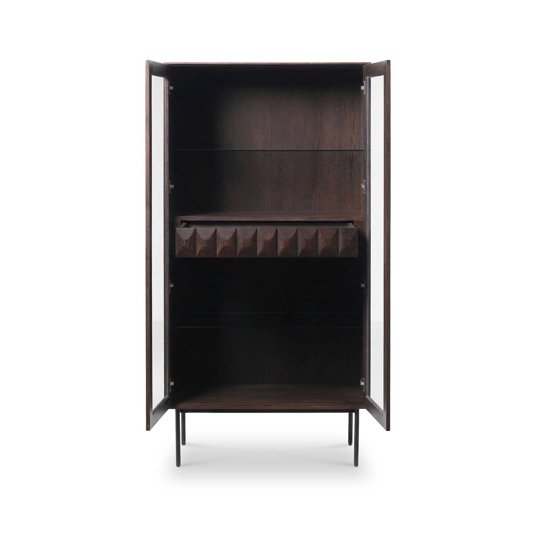 Roka Geometric Display Cabinet from Roseland Furniture