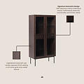 Roka Geometric Display Cabinet from Roseland Furniture