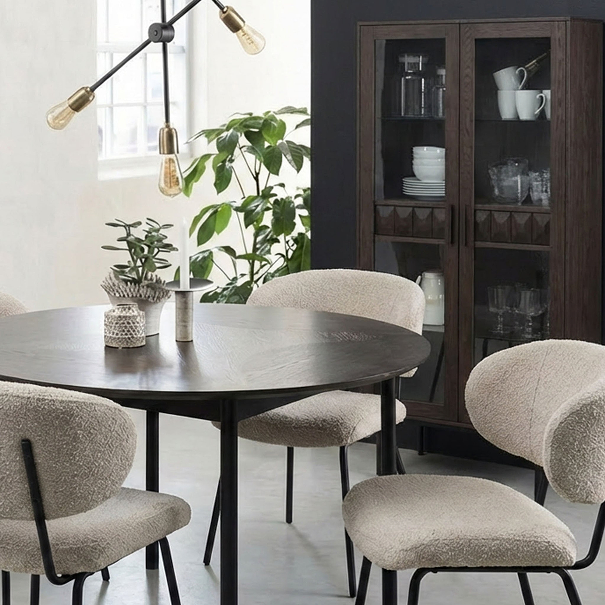 Roka Geometric Display Cabinet from Roseland Furniture