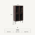 Roka Geometric Display Cabinet from Roseland Furniture