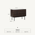 Roka Geometric Large Sideboard from Roseland Furniture
