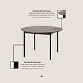 Roka Geometric Dining Table from Roseland Furniture