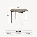 Roka Geometric Dining Table from Roseland Furniture